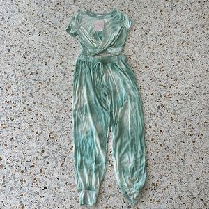 BLUE BLUSH TIEDYE TWIST SET